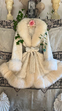 Load image into Gallery viewer, The Perfect 1960’s Vintage Creamy White Faux Fur and Shearling Coat