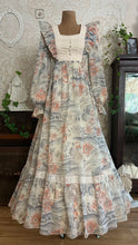 Load image into Gallery viewer, Amazing 1970’s vintage autumn floral print dress by Candi Jones