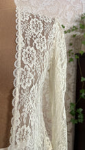 Load image into Gallery viewer, 1970's vintage ivory lace front tie Gunne Sax blouse
