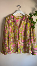 Load image into Gallery viewer, Unreal 1960’s Vintage Glass Beads Sequins and Silk Pucci Style Print Jacket from Hong Kong
