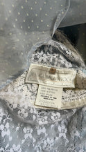 Load image into Gallery viewer, 1980’s Vintage Powder Blue Swiss Dot Jessica McClintock Bridal Gunne Sax Dress