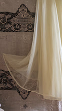 Load image into Gallery viewer, Authentic 1950’s sunshine yellow chiffon Vanity Fair peignoir nightgown and robe set