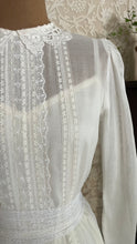 Load image into Gallery viewer, Darling 1970's vintage Gunne Sax dress and underslip set