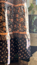 Load image into Gallery viewer, 1970’s Vintage Wild Rose Calico Drawstring Tent Dress by Young Edwardian