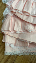 Load image into Gallery viewer, 1980’s Vintage Pink Lace and Taffeta Strapless Dream Dress
