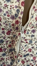 Load image into Gallery viewer, 1970’s Vintage Ivory Floral and Lace Queen Anne Collar Gunne Sax Dress