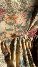 Load image into Gallery viewer, 1970’s Vintage Rose and Garden Floral Print Dress by Jody T