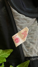 Load image into Gallery viewer, Gorgeous 1950’s Vintage Black Illusion Lace Bustier by Lady Marlene 34C