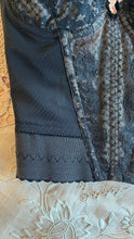 Load image into Gallery viewer, 1950’s Vintage Black Illusion Lace Longline Bra by Lilyette 36A