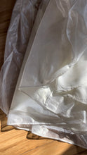 Load image into Gallery viewer, Baroque Fairytale 1980’s Vintage White Organza Jessica McClintock Bridal Gunne Sax Wedding Gown