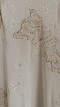 Load image into Gallery viewer, Incredible 1930’s Hand Stitched and Embroidered Silk Nightgown And Bed Jacket Trousseau Bridal Set