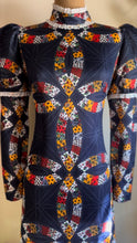 Load image into Gallery viewer, Amazing 1970’s Vintage Geometric Patchwork print Maxi Dress