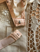 Load image into Gallery viewer, 1930’s 1940’s vintage pink satin bullet bra