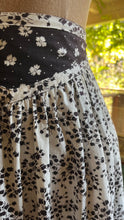 Load image into Gallery viewer, Unusual 1980’s Vintage Calico Double Layer Yoked Skirt by Jessica McClintock