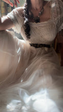 Load image into Gallery viewer, 2000’s Deadstock Ivory Cream Net Lace dress by Nataya