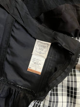 Load image into Gallery viewer, 1980’s Vintage Plaid Taffeta Strapless Gunne Sax Party Dress