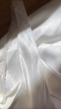 Load image into Gallery viewer, Elegant 1980’s Vintage White Satin Bias Slip Dress