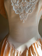 Load image into Gallery viewer, 1980’s Vintage Peach Taffeta Gunne Sax Midi Dress