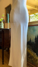 Load image into Gallery viewer, Elegant 1980’s Vintage White Satin Bias Slip Dress
