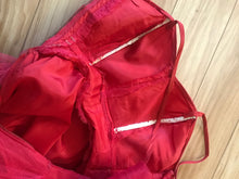 Load image into Gallery viewer, Gorgeous 1950’s vintage red tulle and sequin gown