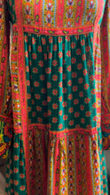 Load image into Gallery viewer, Rare 1970’s Vintage Psychedelic Paisley Print Dress by Bill Atkinson