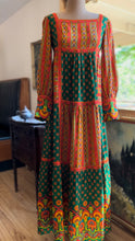 Load image into Gallery viewer, Rare 1970’s Vintage Psychedelic Paisley Print Dress by Bill Atkinson