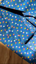 Load image into Gallery viewer, 1970’s Vintage Patchwork Print Calico Pinafore Dress by Levoy’s