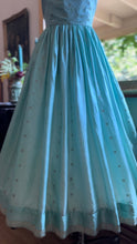 Load image into Gallery viewer, Incredible 1950's vintage handmade silk sari dress