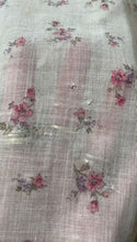 Load image into Gallery viewer, Sweet 1970’s vintage Ivory Floral voile Blouse and Skirt set by Gunne Sax