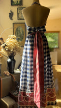 Load image into Gallery viewer, Picnic Perfect 1970’s Vintage Gingham Halter Maxi Dress by Act 1