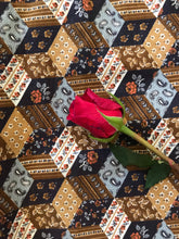 Load image into Gallery viewer, 1970’s vintage patchwork calico kimono dress by Young Innocent