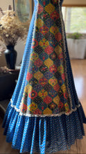 Load image into Gallery viewer, 1970’s Vintage Patchwork Print Calico Pinafore Dress by Levoy’s