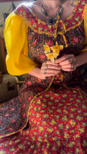 Load image into Gallery viewer, Delicious 1970’s vintage paisley floral dress by Jody T