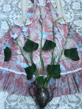 Load image into Gallery viewer, Authentic 1960’s Vintage Tropical Birds and Berries Print Black Label Gunne Sax Maxi Dress