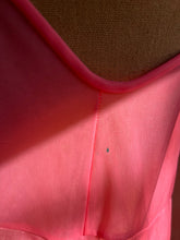 Load image into Gallery viewer, 1970’s Vintage Pink Chiffon and Marabou Peignoir Set by Intime of California
