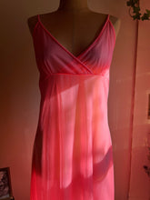 Load image into Gallery viewer, 1970’s Vintage Pink Chiffon and Marabou Peignoir Set by Intime of California