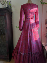 Load image into Gallery viewer, Strawberry Calico 1970's vintage Gunne Sax Maxi dress