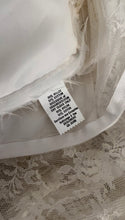 Load image into Gallery viewer, Breathtaking 1970’s Vintage White Lace Bridal Gown Wedding Dress