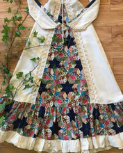Load image into Gallery viewer, Authentic 1960’s vintage patchwork print Black Label Gunne Sax maxi dress
