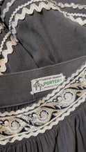 Load image into Gallery viewer, Fantastic 1940’s Vintage Dove Grey Patio Skirt by Porters Frontier Fashions