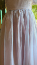 Load image into Gallery viewer, 1970’s Vintage Pale Purple Chiffon One Shoulder Prom Dress