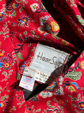 Load image into Gallery viewer, 1970’s vintage Red Paisley Calico Halter Sundress by Hearsay