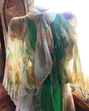 Load image into Gallery viewer, Breathtaking 1970’s vintage dress and capelet set by Jack Bryan