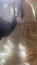 Load image into Gallery viewer, Dreamy 1970’s vintage Ivory Swiss Dot Voile Gunne Sax dress
