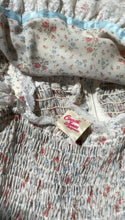 Load image into Gallery viewer, Summer 1970's vintage smocked floral Candi Jones maxi sundress