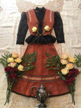 Load image into Gallery viewer, 1970’s vintage suede vest and skirt set