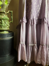 Load image into Gallery viewer, 1970's vintage Hand Dyed Purple Gunne Sax maxi dress