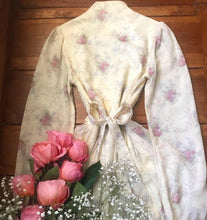 Load image into Gallery viewer, Darling 1970’s vintage floral voile Gunne Sax dress
