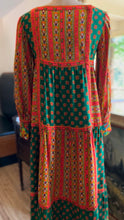 Load image into Gallery viewer, Rare 1970’s Vintage Psychedelic Paisley Print Dress by Bill Atkinson
