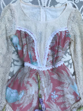 Load image into Gallery viewer, Authentic 1960’s Vintage Tropical Birds and Berries Print Black Label Gunne Sax Maxi Dress